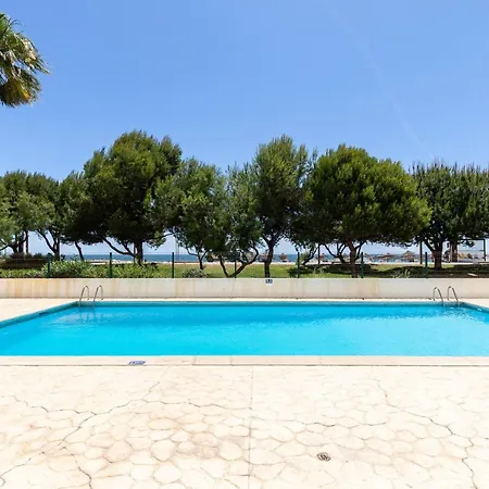 Carteia Superb Front Flat Sea View Balcony Apartment Quarteira