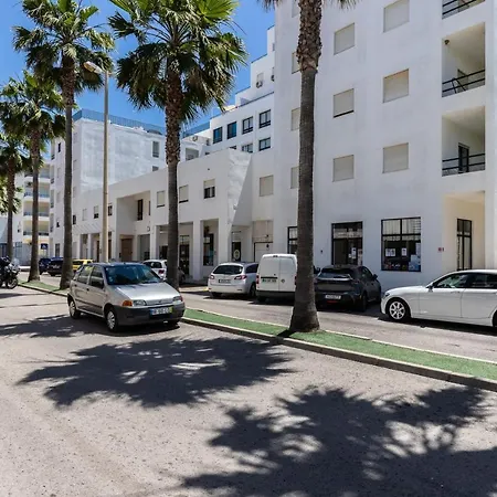 Carteia Superb Front Flat Sea View Balcony Quarteira