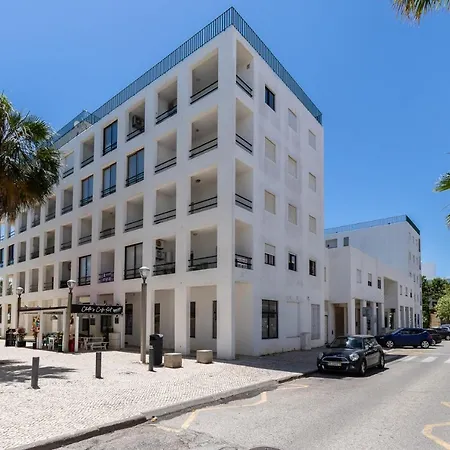 Apartment Carteia Superb Front Flat Sea View Balcony Quarteira