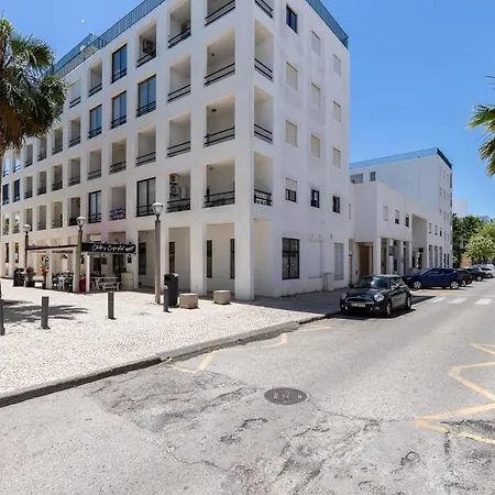 Carteia Superb Front Flat Sea View Balcony Apartment Quarteira