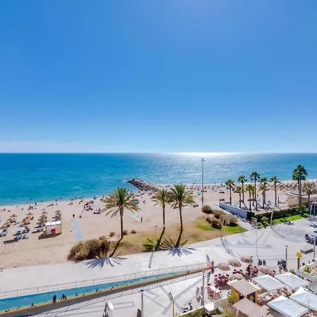 Apartment Carteia Superb Front Flat Sea View Balcony Quarteira